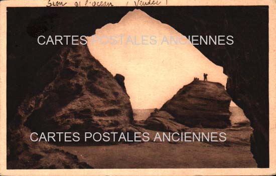 Cartes postales anciennes > CARTES POSTALES > carte postale ancienne > cartes-postales-ancienne.com Pays de la loire Vendee Sion-Sur-l'Ocean