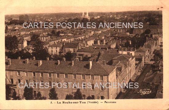 Cartes postales anciennes > CARTES POSTALES > carte postale ancienne > cartes-postales-ancienne.com Pays de la loire Vendee La Roche Sur Yon