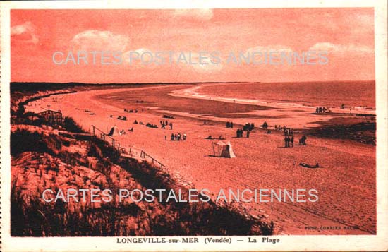 Cartes postales anciennes > CARTES POSTALES > carte postale ancienne > cartes-postales-ancienne.com Pays de la loire Vendee Longeville Sur Mer