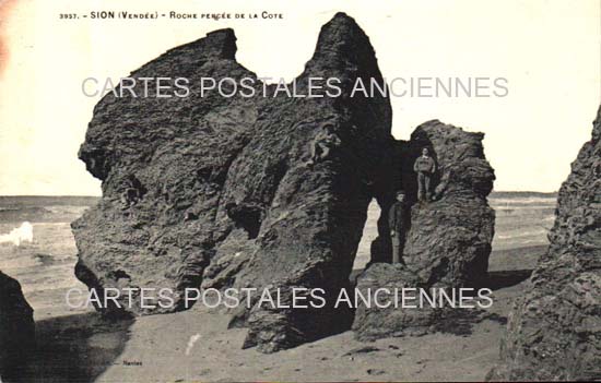 Cartes postales anciennes > CARTES POSTALES > carte postale ancienne > cartes-postales-ancienne.com Pays de la loire Vendee Sion-Sur-l'Ocean