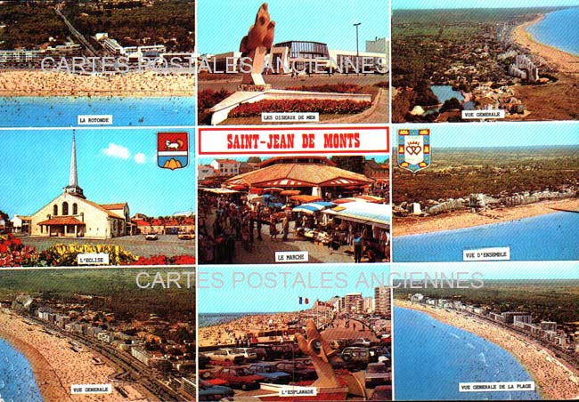 Cartes postales anciennes > CARTES POSTALES > carte postale ancienne > cartes-postales-ancienne.com Pays de la loire Vendee Saint Jean De Monts