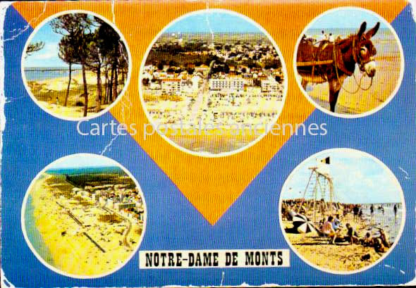 Cartes postales anciennes > CARTES POSTALES > carte postale ancienne > cartes-postales-ancienne.com Pays de la loire Vendee Notre Dame De Monts
