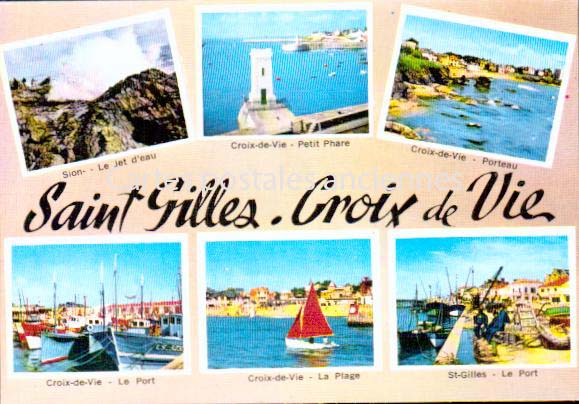 Cartes postales anciennes > CARTES POSTALES > carte postale ancienne > cartes-postales-ancienne.com Pays de la loire Vendee Saint Gilles Croix De Vie