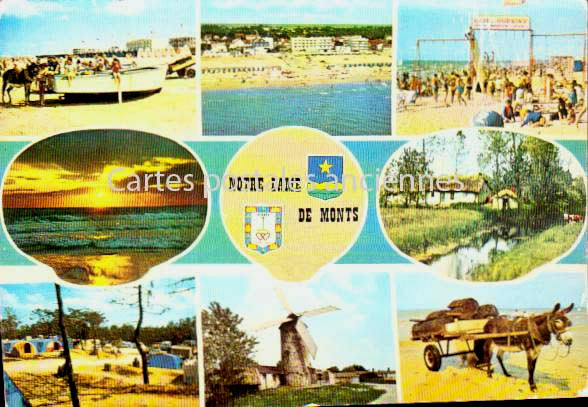 Cartes postales anciennes > CARTES POSTALES > carte postale ancienne > cartes-postales-ancienne.com Pays de la loire Vendee Notre Dame De Monts