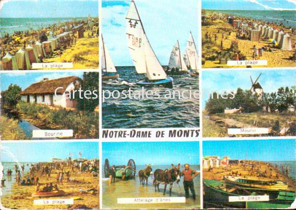 Cartes postales anciennes > CARTES POSTALES > carte postale ancienne > cartes-postales-ancienne.com Pays de la loire Vendee Notre Dame De Monts