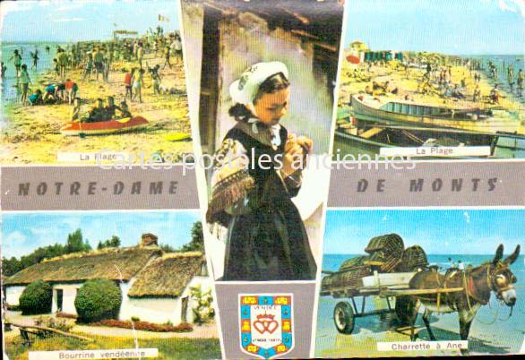 Cartes postales anciennes > CARTES POSTALES > carte postale ancienne > cartes-postales-ancienne.com Pays de la loire Vendee Notre Dame De Monts