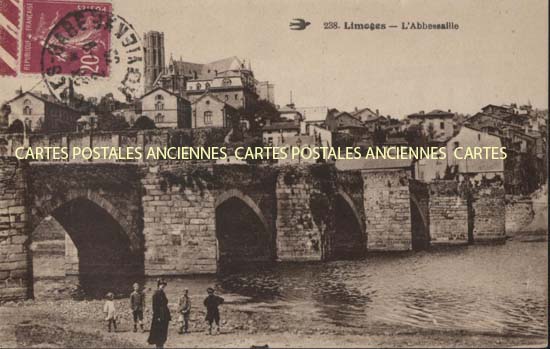 Cartes postales anciennes > CARTES POSTALES > carte postale ancienne > cartes-postales-ancienne.com Haute vienne  Limoges