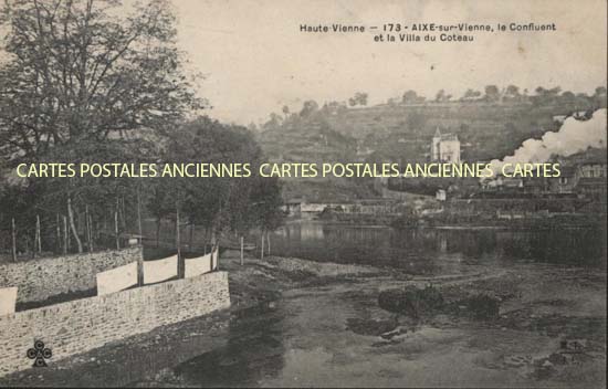 Cartes postales anciennes > CARTES POSTALES > carte postale ancienne > cartes-postales-ancienne.com Nouvelle aquitaine Haute vienne Aixe Sur Vienne