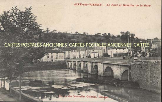 Cartes postales anciennes > CARTES POSTALES > carte postale ancienne > cartes-postales-ancienne.com Nouvelle aquitaine Haute vienne Aixe Sur Vienne
