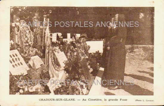 Cartes postales anciennes > CARTES POSTALES > carte postale ancienne > cartes-postales-ancienne.com Nouvelle aquitaine Haute vienne Oradour Sur Glane