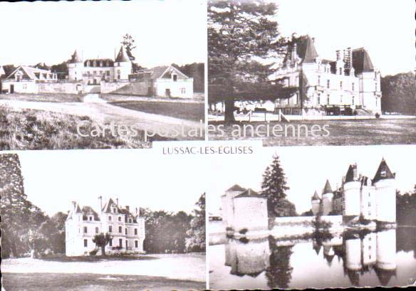 Cartes postales anciennes > CARTES POSTALES > carte postale ancienne > cartes-postales-ancienne.com Nouvelle aquitaine Lussac Les Eglises