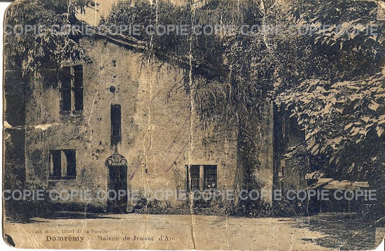 Cartes postales anciennes > CARTES POSTALES > carte postale ancienne > cartes-postales-ancienne.com Grand est Vosges Domremy La Pucelle