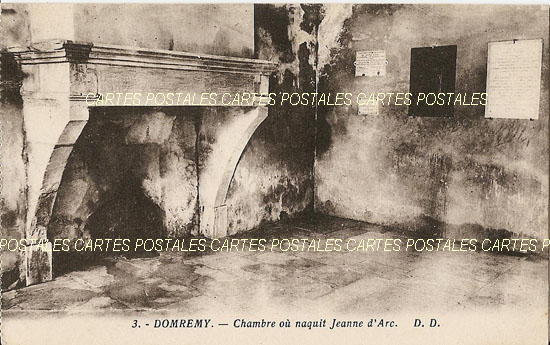 Cartes postales anciennes > CARTES POSTALES > carte postale ancienne > cartes-postales-ancienne.com Grand est Vosges Domremy La Pucelle