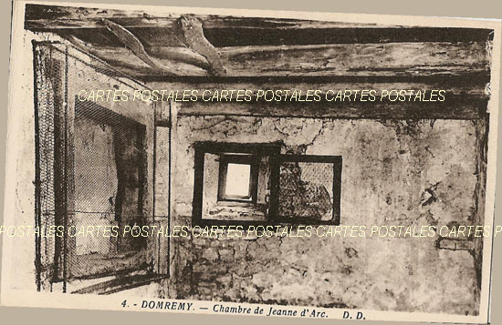 Cartes postales anciennes > CARTES POSTALES > carte postale ancienne > cartes-postales-ancienne.com Grand est Vosges Domremy La Pucelle