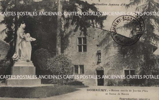 Cartes postales anciennes > CARTES POSTALES > carte postale ancienne > cartes-postales-ancienne.com Grand est Vosges Domremy La Pucelle