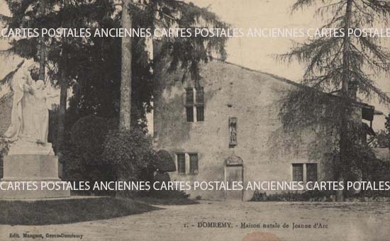 Cartes postales anciennes > CARTES POSTALES > carte postale ancienne > cartes-postales-ancienne.com Grand est Vosges Domremy La Pucelle