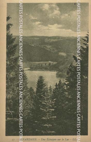 Cartes postales anciennes > CARTES POSTALES > carte postale ancienne > cartes-postales-ancienne.com Grand est Vosges Gerardmer