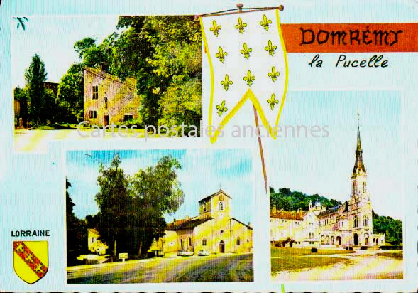 Cartes postales anciennes > CARTES POSTALES > carte postale ancienne > cartes-postales-ancienne.com Grand est Vosges Domremy La Pucelle