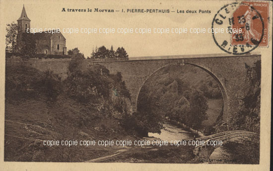 Cartes postales anciennes > CARTES POSTALES > carte postale ancienne > cartes-postales-ancienne.com Bourgogne franche comte Yonne Pierre Perthuis