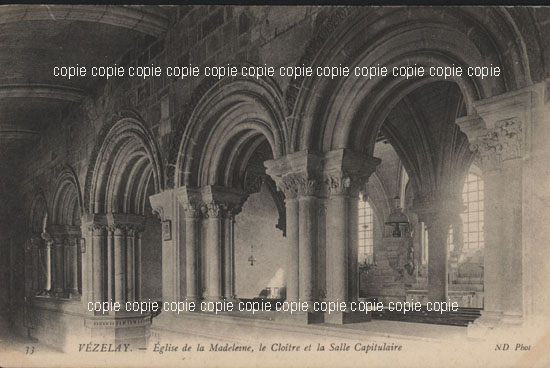 Cartes postales anciennes > CARTES POSTALES > carte postale ancienne > cartes-postales-ancienne.com Bourgogne franche comte Yonne Vezelay