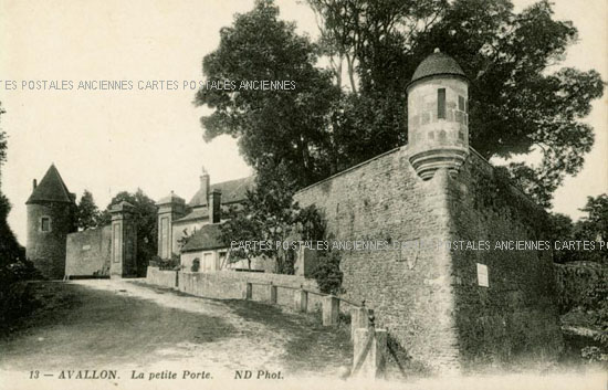 Cartes postales anciennes > CARTES POSTALES > carte postale ancienne > cartes-postales-ancienne.com Bourgogne franche comte Yonne Avallon