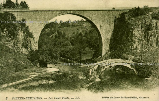 Cartes postales anciennes > CARTES POSTALES > carte postale ancienne > cartes-postales-ancienne.com Bourgogne franche comte Yonne Pierre Perthuis