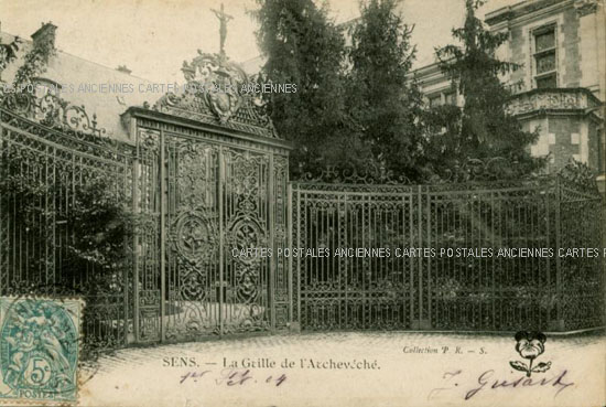 Cartes postales anciennes > CARTES POSTALES > carte postale ancienne > cartes-postales-ancienne.com Bourgogne franche comte Yonne Sens