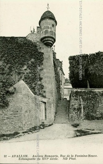 Cartes postales anciennes > CARTES POSTALES > carte postale ancienne > cartes-postales-ancienne.com Bourgogne franche comte Yonne Avallon