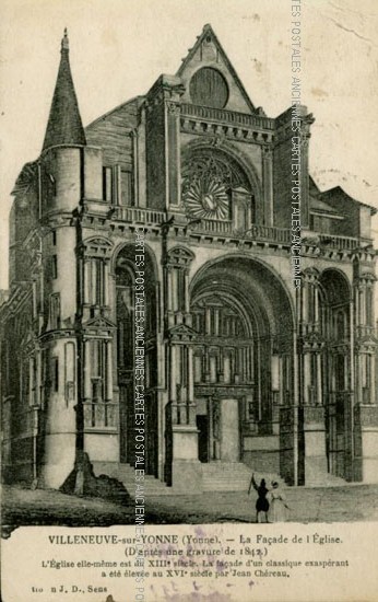 Cartes postales anciennes > CARTES POSTALES > carte postale ancienne > cartes-postales-ancienne.com Bourgogne franche comte Yonne Villeneuve Sur Yonne