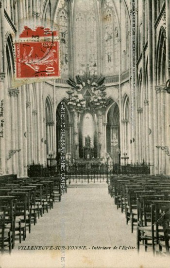 Cartes postales anciennes > CARTES POSTALES > carte postale ancienne > cartes-postales-ancienne.com Bourgogne franche comte Yonne Villeneuve Sur Yonne