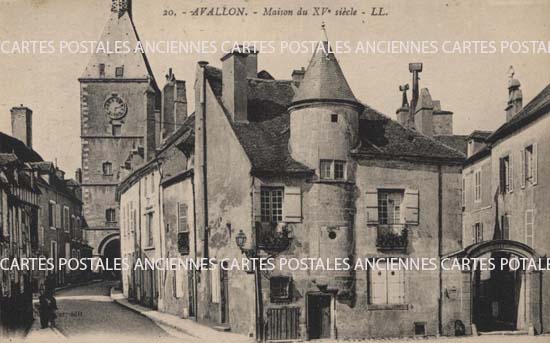 Cartes postales anciennes > CARTES POSTALES > carte postale ancienne > cartes-postales-ancienne.com Bourgogne franche comte Yonne Avallon
