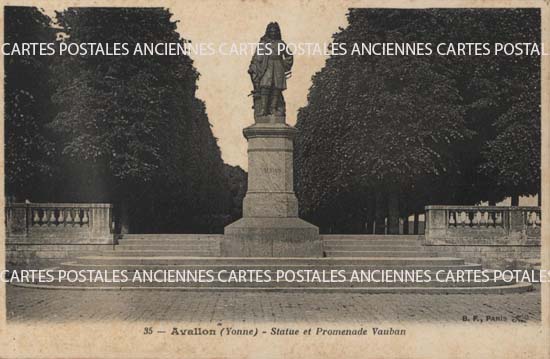 Cartes postales anciennes > CARTES POSTALES > carte postale ancienne > cartes-postales-ancienne.com Bourgogne franche comte Yonne Avallon