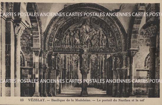 Cartes postales anciennes > CARTES POSTALES > carte postale ancienne > cartes-postales-ancienne.com Bourgogne franche comte Yonne Vezelay