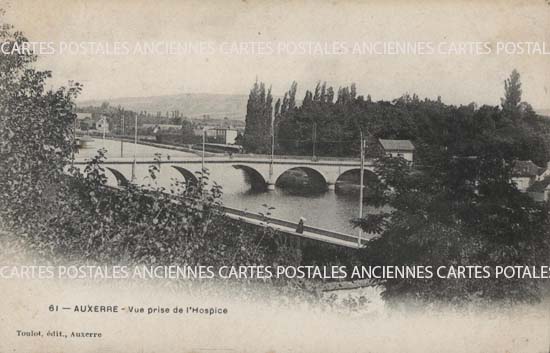 Cartes postales anciennes > CARTES POSTALES > carte postale ancienne > cartes-postales-ancienne.com Bourgogne franche comte Yonne Auxerre