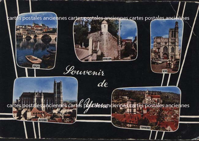 Cartes postales anciennes > CARTES POSTALES > carte postale ancienne > cartes-postales-ancienne.com Yonne  Avallon