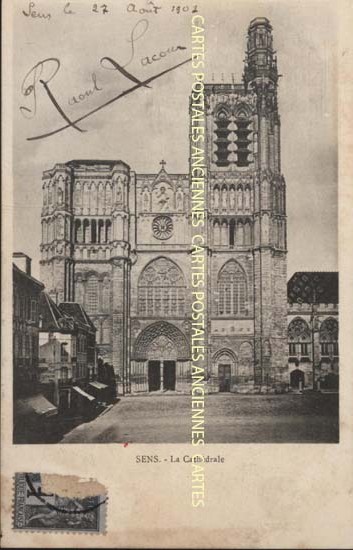 Cartes postales anciennes > CARTES POSTALES > carte postale ancienne > cartes-postales-ancienne.com Yonne  Sens