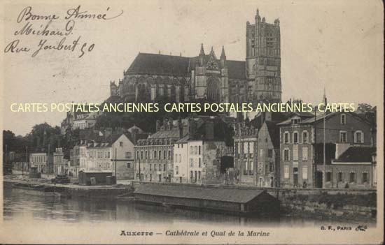 Cartes postales anciennes > CARTES POSTALES > carte postale ancienne > cartes-postales-ancienne.com Yonne  Auxerre