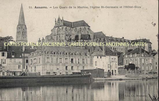 Cartes postales anciennes > CARTES POSTALES > carte postale ancienne > cartes-postales-ancienne.com Yonne  Auxerre