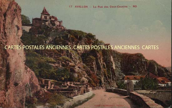 Cartes postales anciennes > CARTES POSTALES > carte postale ancienne > cartes-postales-ancienne.com Bourgogne franche comte Yonne Avallon