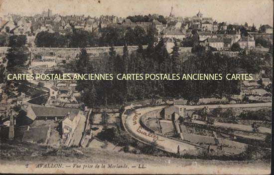 Cartes postales anciennes > CARTES POSTALES > carte postale ancienne > cartes-postales-ancienne.com Yonne  Avallon