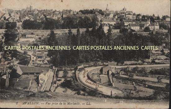 Cartes postales anciennes > CARTES POSTALES > carte postale ancienne > cartes-postales-ancienne.com Bourgogne franche comte Yonne Avallon