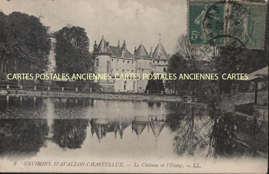 Cartes postales anciennes > CARTES POSTALES > carte postale ancienne > cartes-postales-ancienne.com Yonne  Avallon