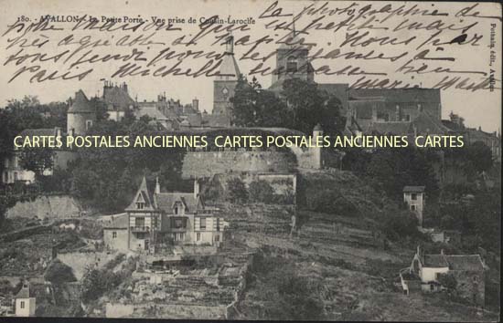 Cartes postales anciennes > CARTES POSTALES > carte postale ancienne > cartes-postales-ancienne.com Yonne  Avallon