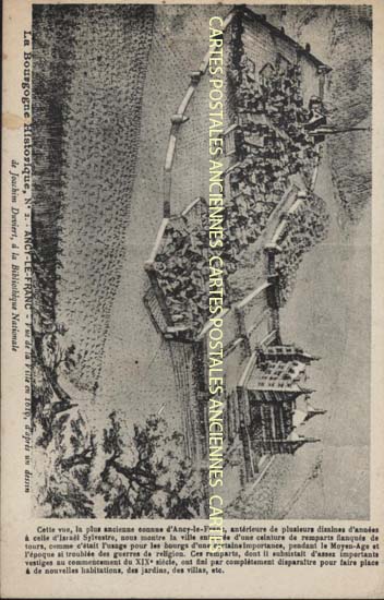 Cartes postales anciennes > CARTES POSTALES > carte postale ancienne > cartes-postales-ancienne.com Yonne  Ancy Le Franc