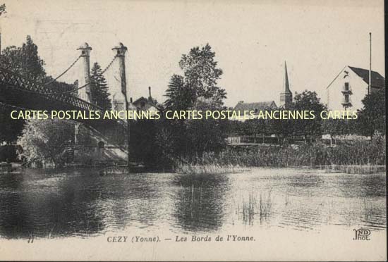 Cartes postales anciennes > CARTES POSTALES > carte postale ancienne > cartes-postales-ancienne.com Bourgogne franche comte Yonne Cezy