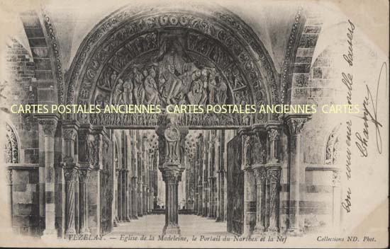Cartes postales anciennes > CARTES POSTALES > carte postale ancienne > cartes-postales-ancienne.com Yonne  Vezelay
