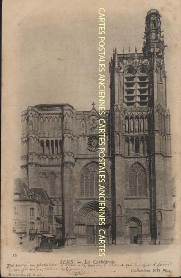 Cartes postales anciennes > CARTES POSTALES > carte postale ancienne > cartes-postales-ancienne.com Yonne  Sens