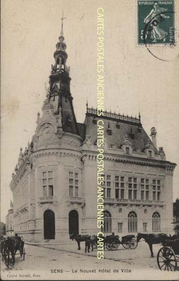Cartes postales anciennes > CARTES POSTALES > carte postale ancienne > cartes-postales-ancienne.com Bourgogne franche comte Yonne Sens