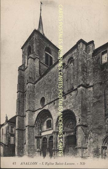 Cartes postales anciennes > CARTES POSTALES > carte postale ancienne > cartes-postales-ancienne.com Yonne  Avallon