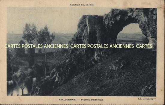Cartes postales anciennes > CARTES POSTALES > carte postale ancienne > cartes-postales-ancienne.com Yonne  Pierre Perthuis